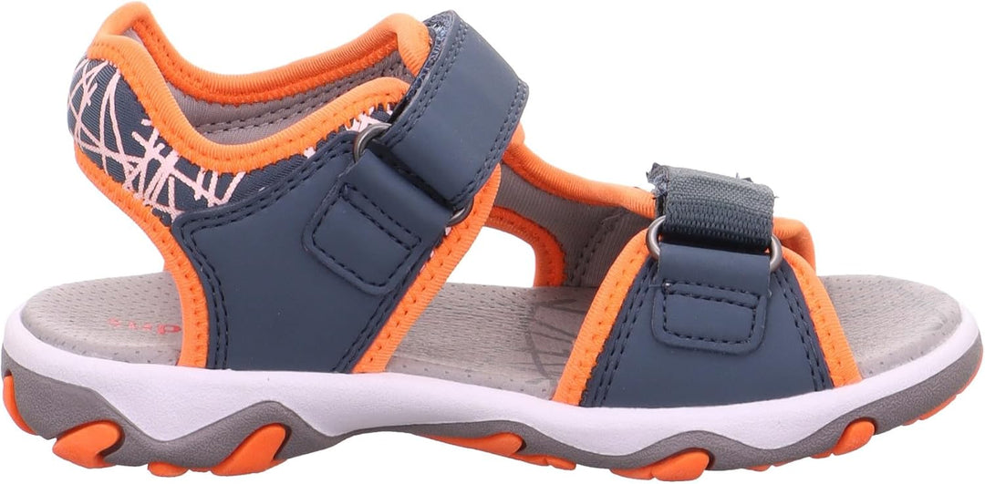 Superfit Jungen MIKE 3.0 Riemchensandalen 25 EU Blau Orange 8020, 25 EU Blau Orange 8020