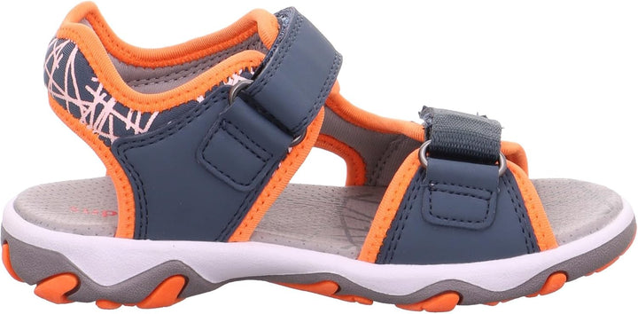 Superfit Jungen MIKE 3.0 Riemchensandalen 25 EU Blau Orange 8020, 25 EU Blau Orange 8020