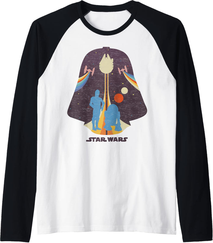 Star Wars Vader Helmet Silhouette Raglan