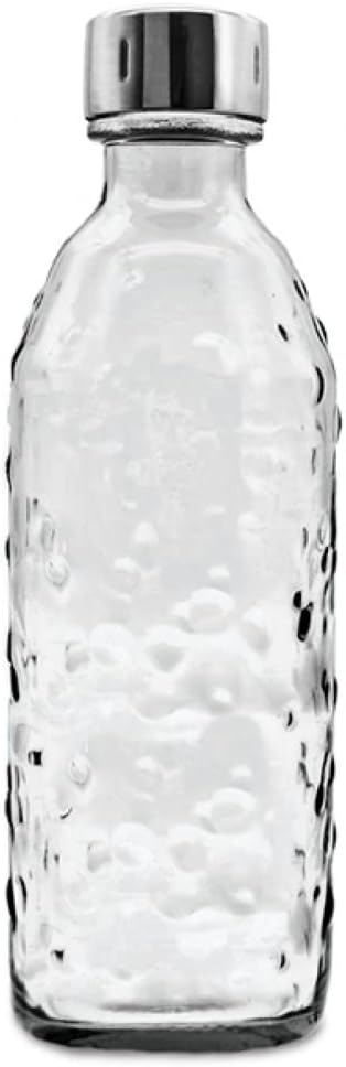 SodaBär® | Glasflasche für Wassersprudler (SodaStream*, Aarke*, uvm.) | 0,75l im Retro Look | Die ök