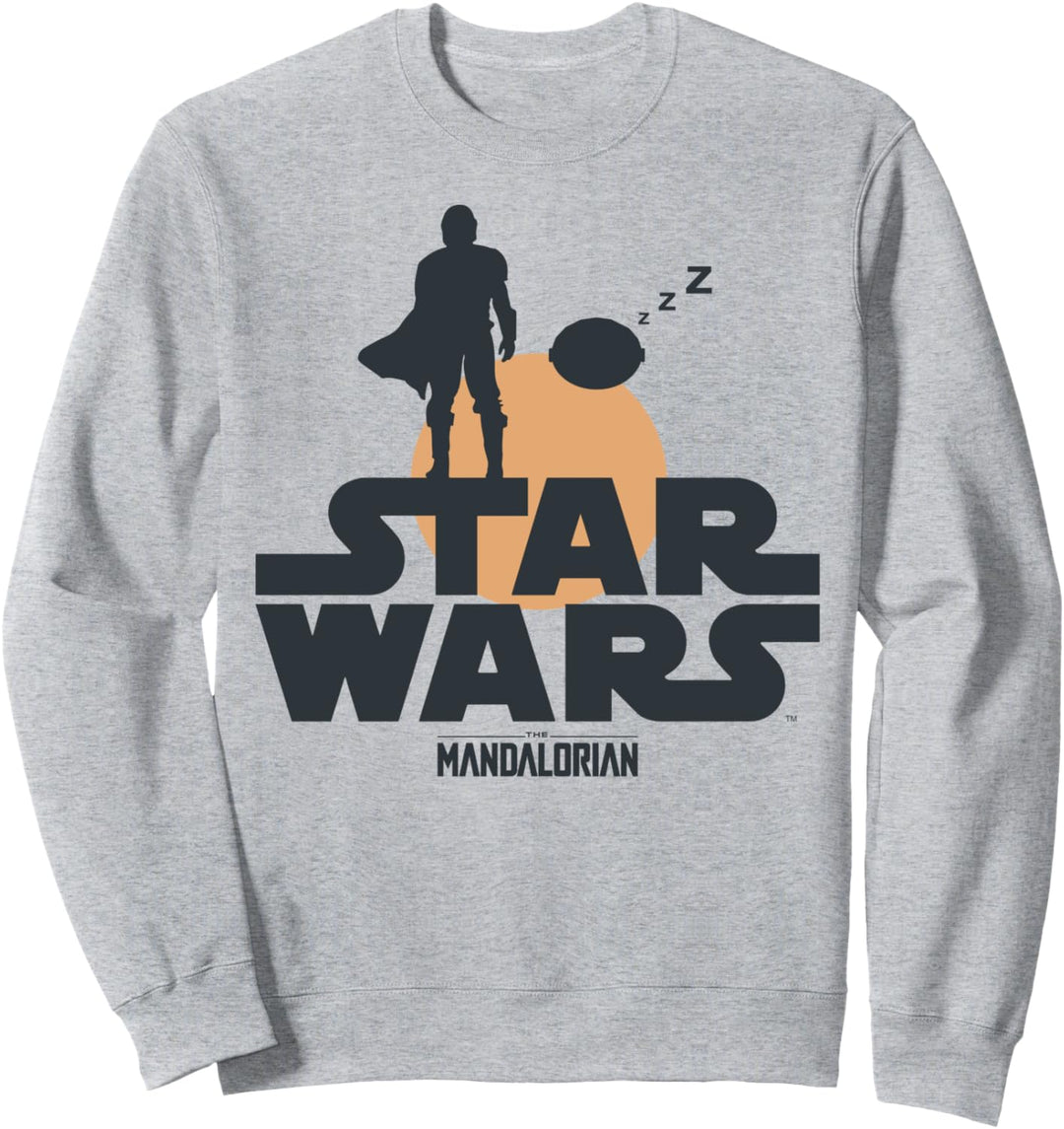 Star Wars The Mandalorian The Child Sleeping Silhouette Sweatshirt