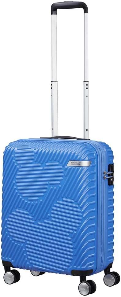 American Tourister Mickey Clouds, Spinner S, Erweiterbar Handgepäck, 55 cm, 38/45 L, Blau (Mickey Tr