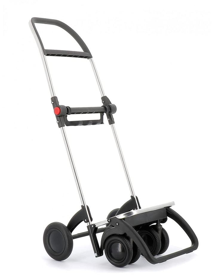 Klappbarer Einkaufstrolley Rolser Big Polar 4 Räder (2 drehbare) - Schwarz 4 Räder 2 davon drehbar Z