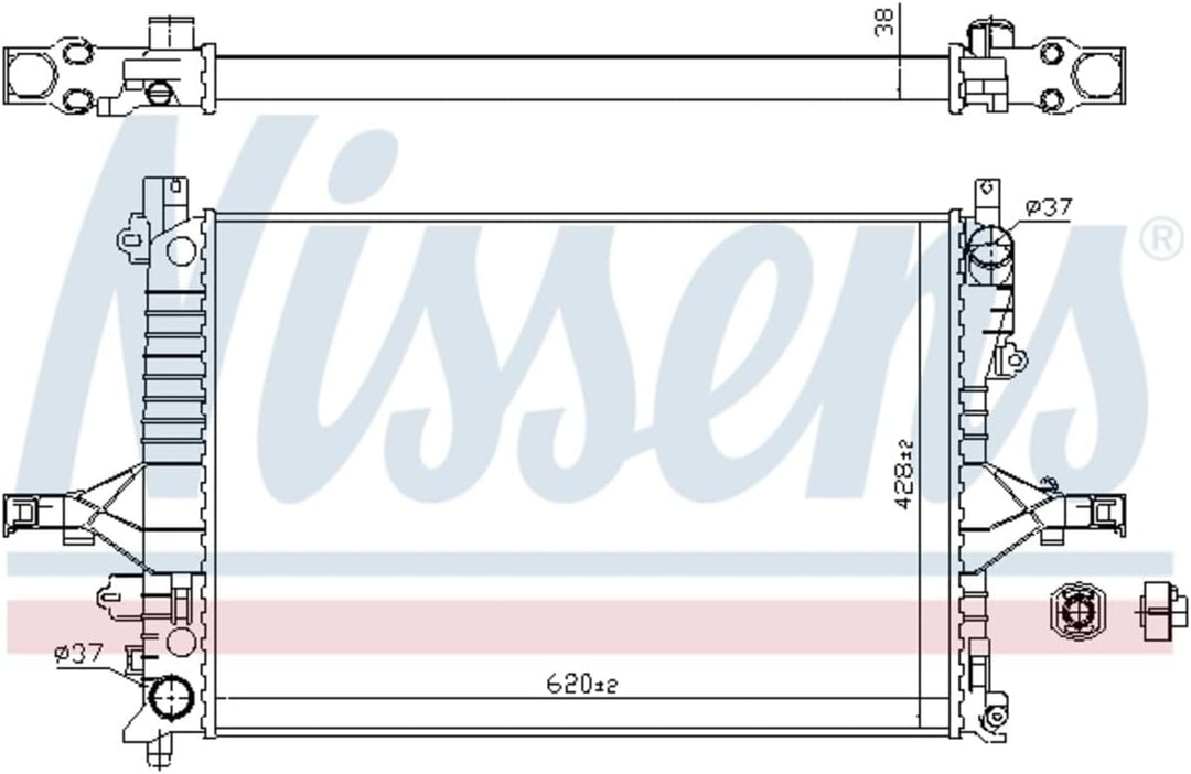 Nissens 65557A Wasserkühler