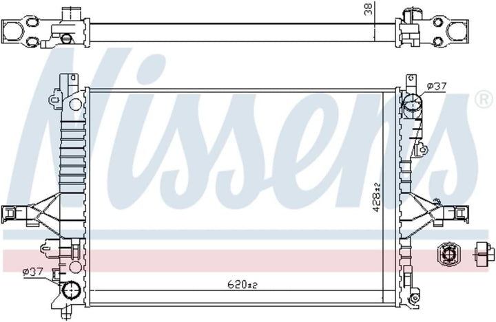 Nissens 65557A Wasserkühler