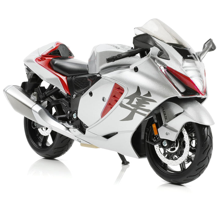 Motorrad Spielzeug für Kinder 1:12, Legierung Mini Motorcycle Modell Kompatibel für Suzuki Hayabusa