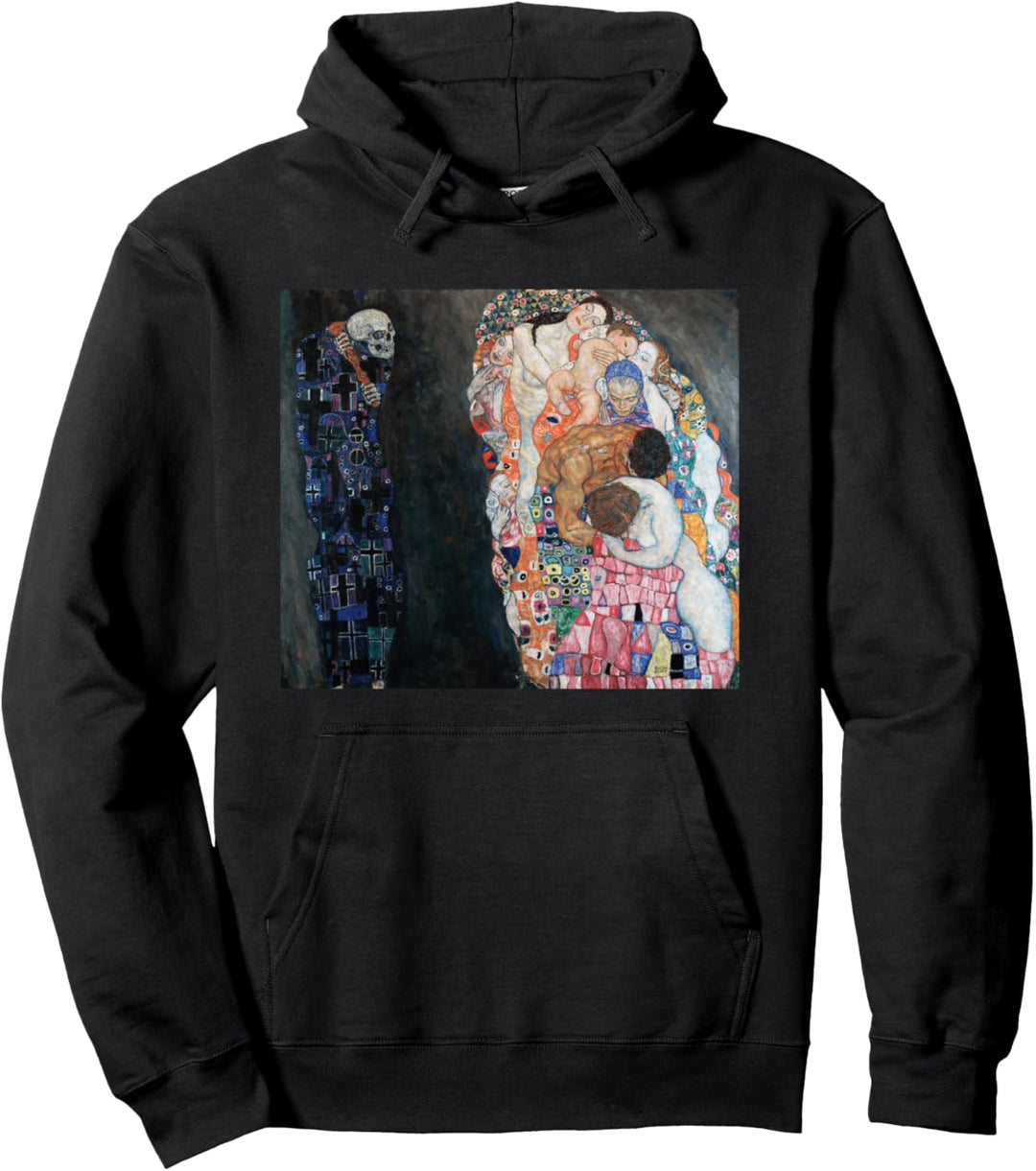 Gustav Klimts Tod und Leben berühmte Malerei Pullover Hoodie