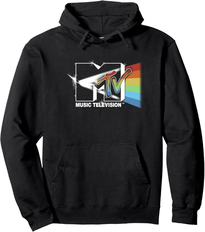 MTV Music Television Pink Floyd Style Logo Pullover Hoodie