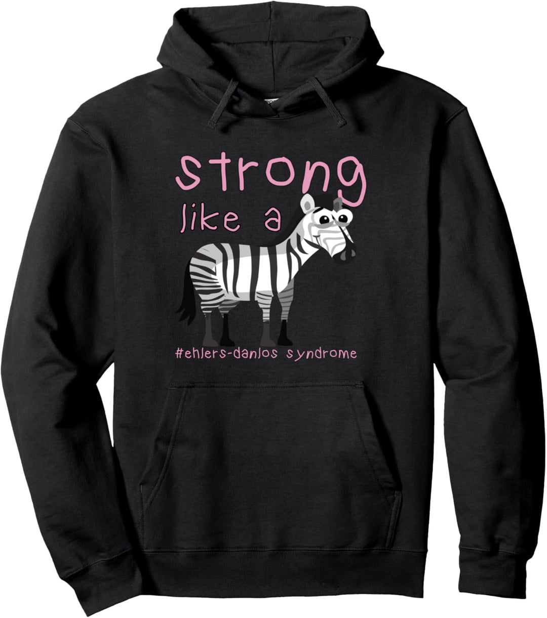 EDS Bewusstsein EDS Zebra EDS unterstützt Ehlers Danlos Syndrom Pullover Hoodie
