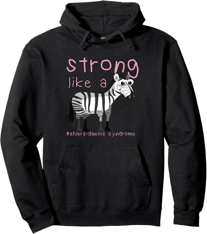 EDS Bewusstsein EDS Zebra EDS unterstützt Ehlers Danlos Syndrom Pullover Hoodie