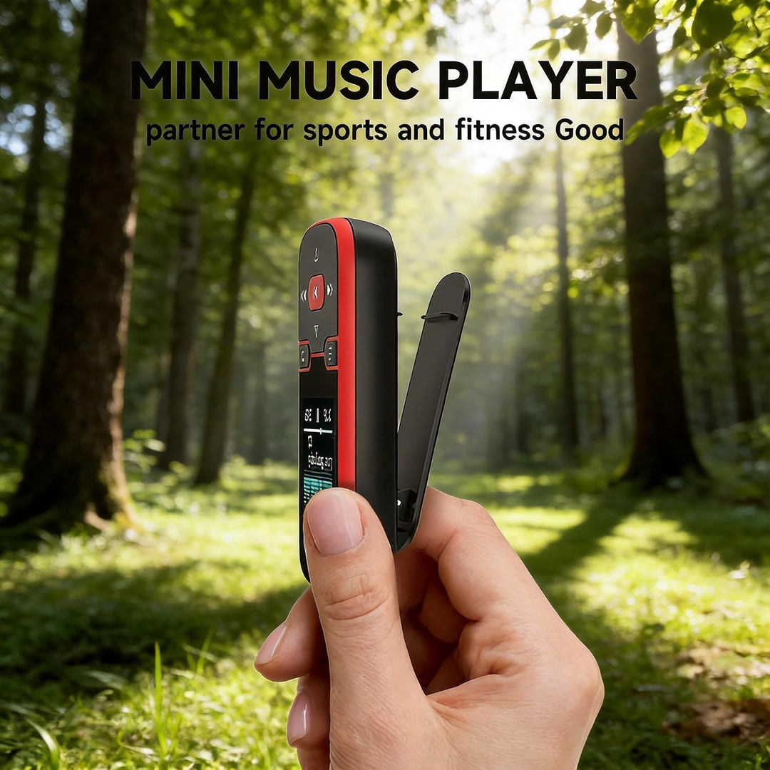 64 GB MP3 Player mit Bluetooth 5.3, mp3-player und MP4-Player für Kinder | Nur 28g leicht mit Clip f
