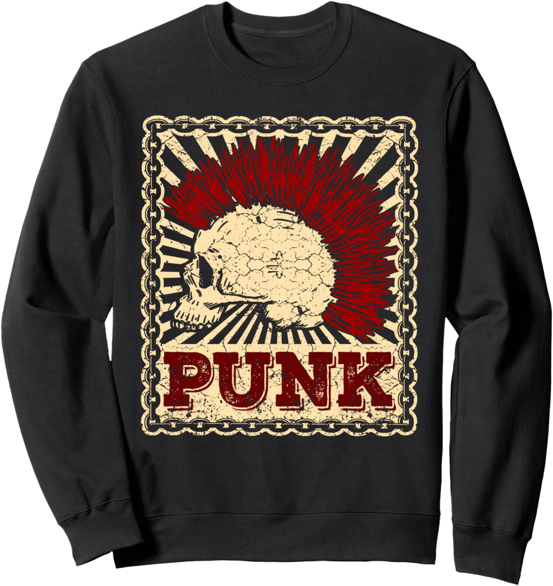 Punk Musik Retro Punk Rock Punks Sweatshirt