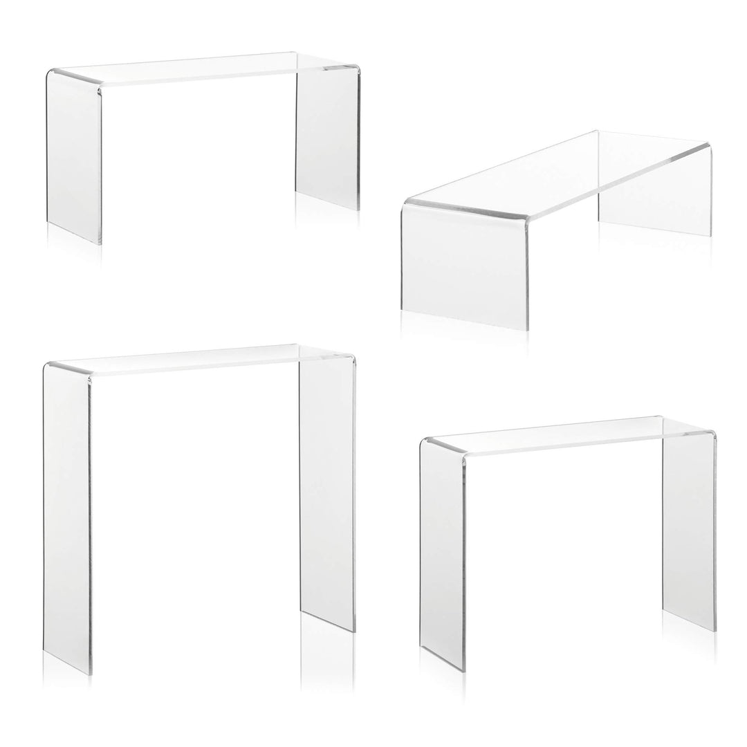 Warenträger-Set als Dekoständer, Präsentationsständer, Verkaufs-Display für Schuhe, Kosmetik, Sammle