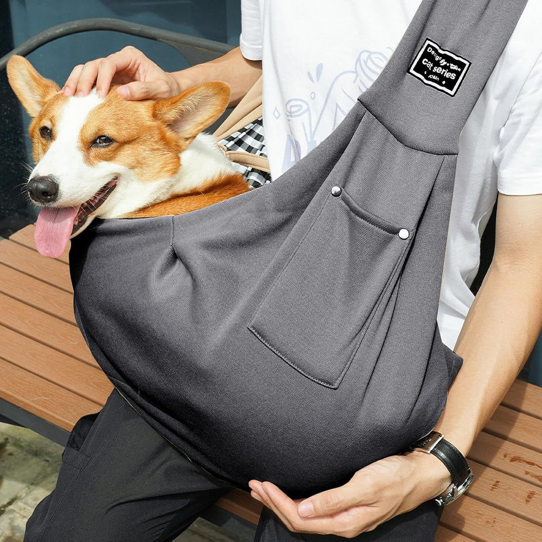 Kleine Hundetasche, Welpentragetasche, Haustier-Tragetasche, Schultertrage, Hände, Hundetragetasche,
