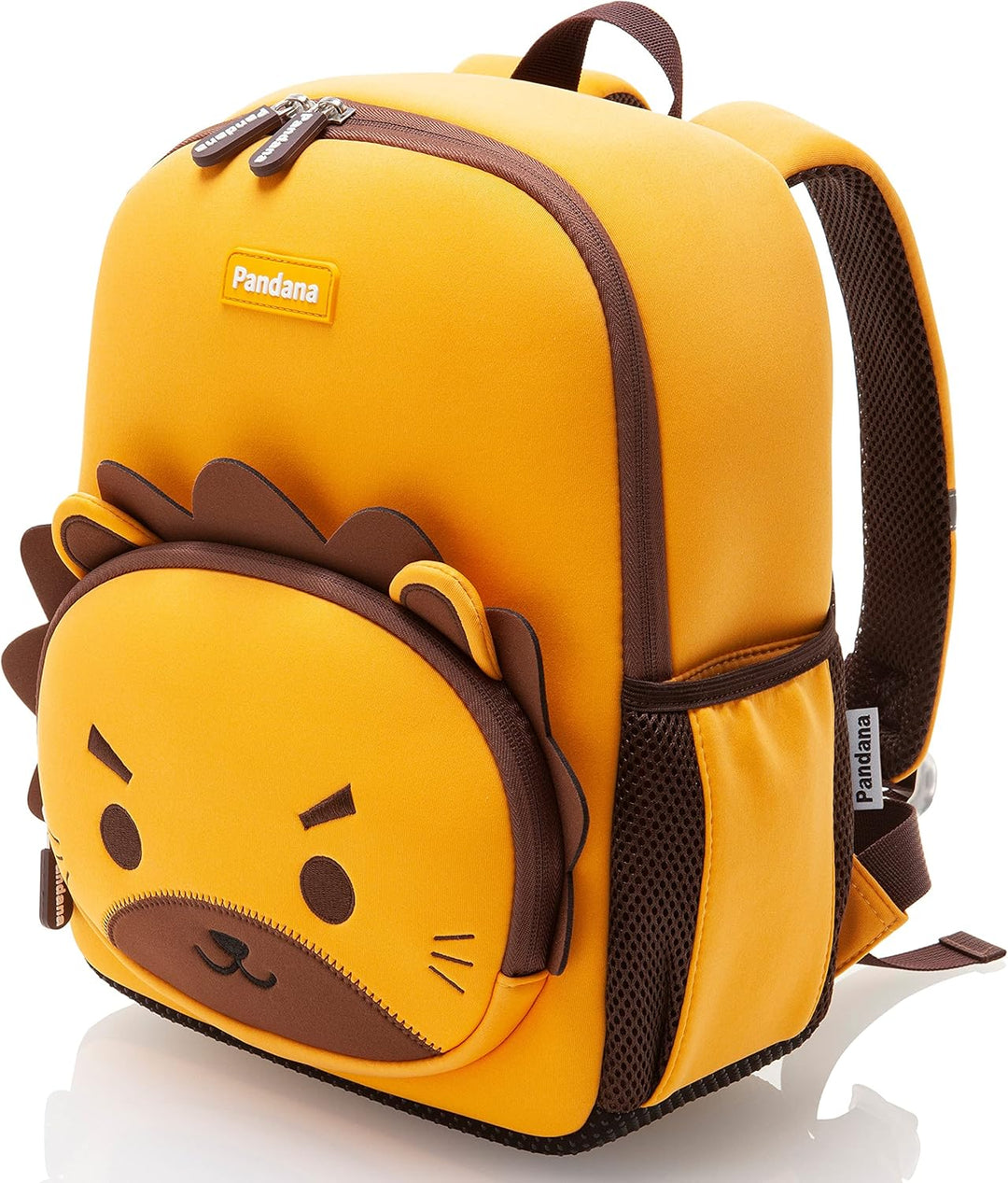 Pandana Grosser Kinderrucksack Lukas Löwe mit Brustgurt für Jungen und Mädchen im Kindergarten oder