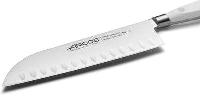 Arcos 233524 Serie Riviera Blanc - Santoku Messer Messer Asiatischer Art- Klinge aus Nitrum geschmie