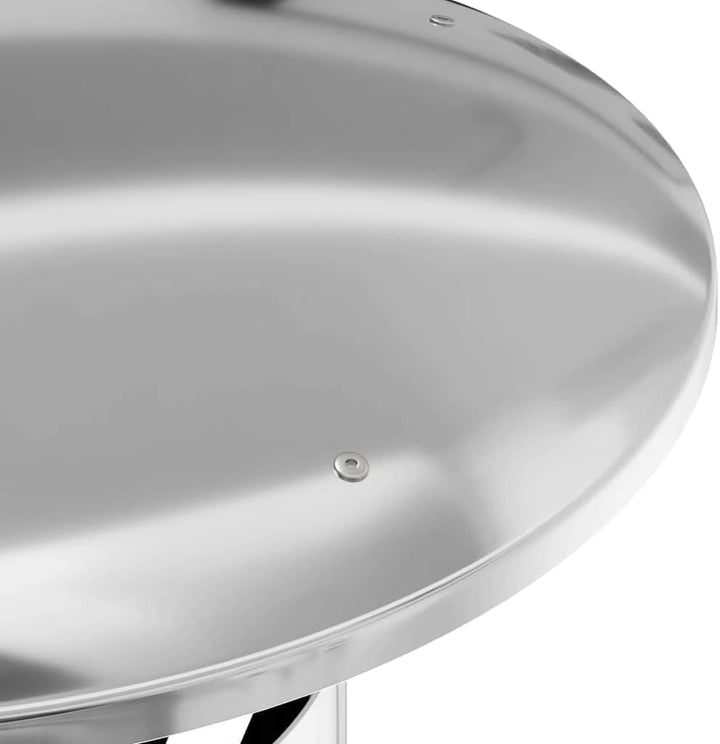 vidaXL Kaminverlängerung Silber 35 x 35 x 82 cm Edelstahl, Garten und Terrasse, Coole Kamin-Accessoi