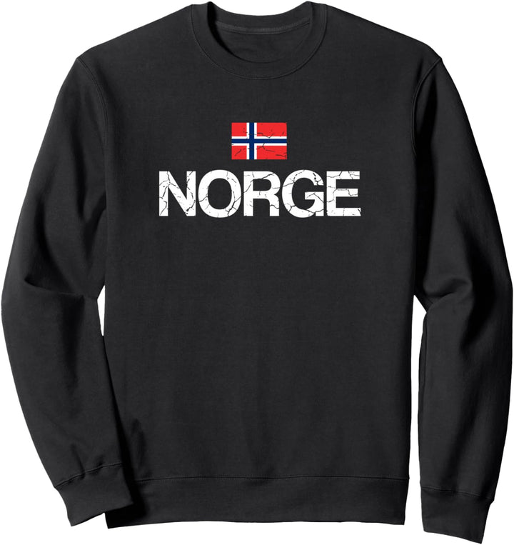 Norwegen Norwegische Flagge Sweatshirt