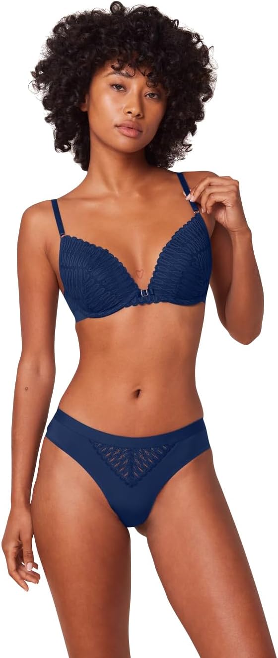 Triumph - Aura Spotlight T - Damen - Push-Up BH - schmale Träger - mit Bügel 70B Deep Water, 70B Dee