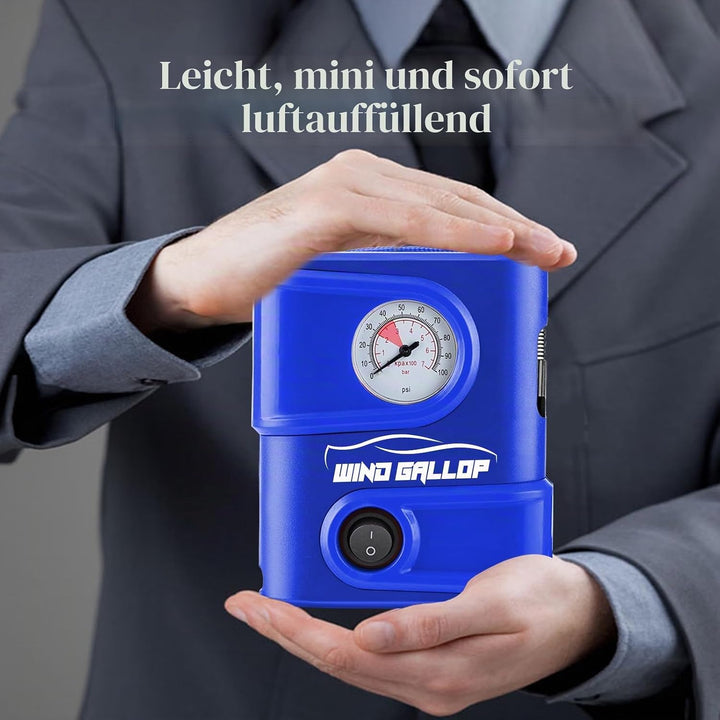 WindGallop Auto Kompressor 12V Luftpumpe Reifen Pumpe für Kleiner tragbarer Luftkompressor Reifenfül