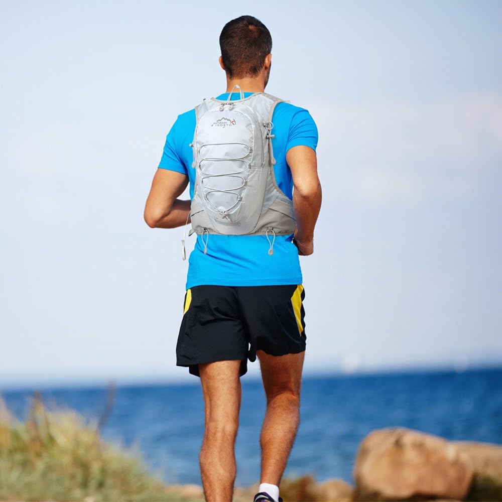 Laufrucksack, 5L Leichter Trinkbeutel, geeignet für Outdoor-Wandern, Radwettbewerb, Bergsteiger-Trin
