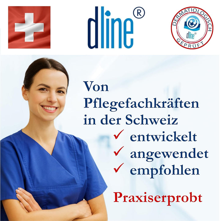 dline CC-CoolingCream | Vom Pflegeprofi für trockene, sensible Haut | 200ml Tube | Feuchtigkeitscrem