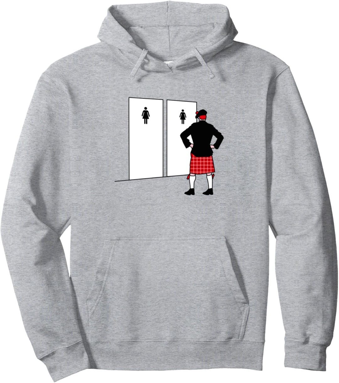 Lustig Schottland Kilt Dudelsackspieler Schottische Toilette Pullover Hoodie