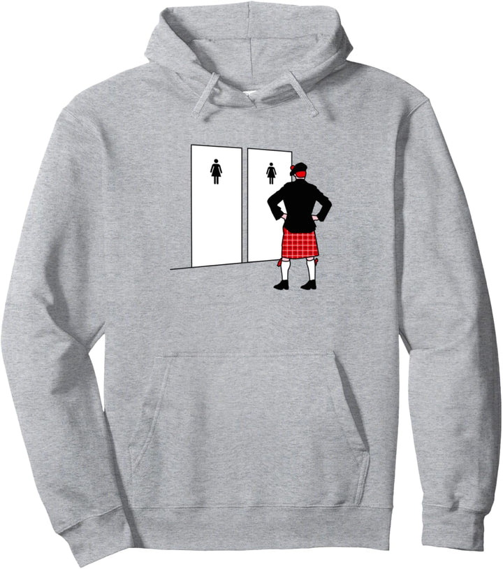 Lustig Schottland Kilt Dudelsackspieler Schottische Toilette Pullover Hoodie