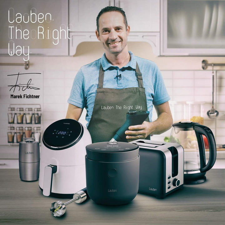 Lauben Low Sugar Rice Cooker Reiskocher mit Low-Suger-Funktion, Fassungsvermögen 1,5l, verzögerter S