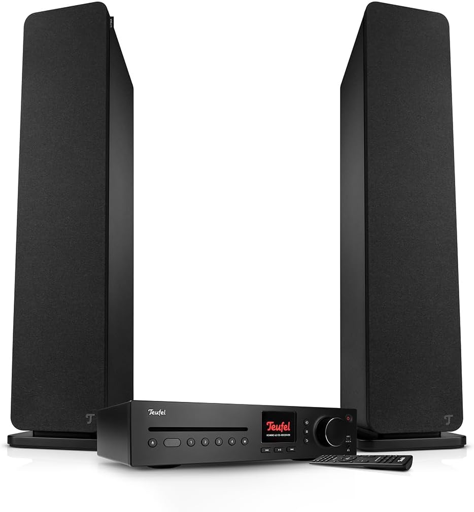 Teufel Ultima 40 Kombo 3 - HiFi Stereo Anlage mit Bluetooth und CD Receiver, WLAN, LAN, DAB+-FM Radi