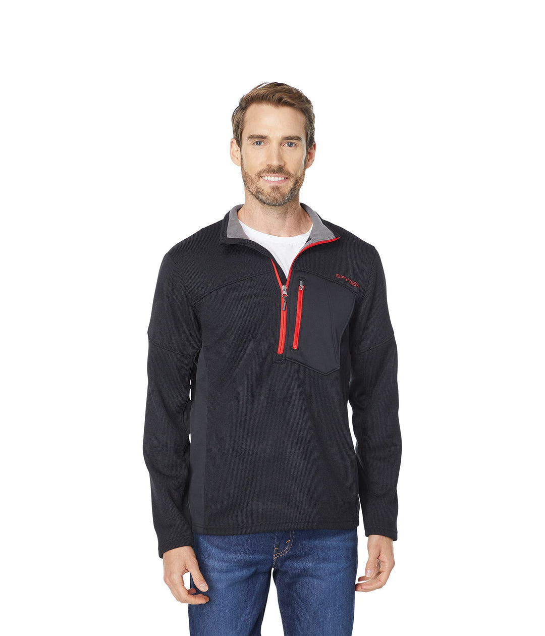 Spyder Herren Bandit Hz Skijacken S Black Red, S Black Red
