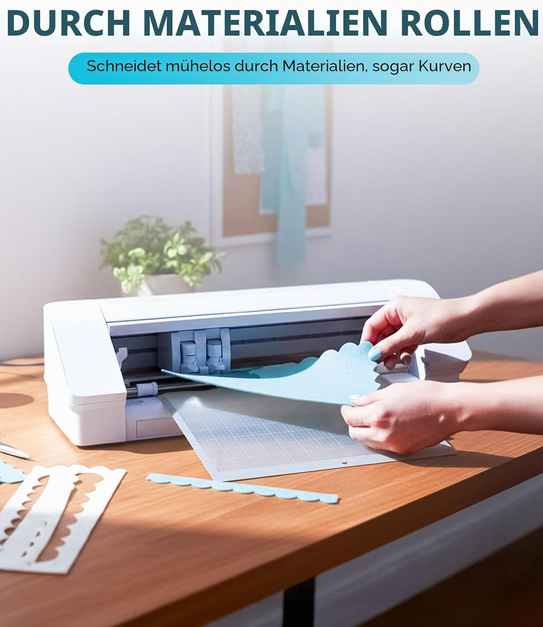 Silhouettes SILH-BLADE-ROTARY Drehklinge, Nur zur Verwendung mit Cameo 4, Einheitsgrösse Weiss /Grau