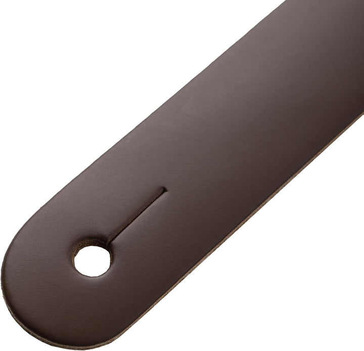 Levy's M26PD-BRN_CRM Gitarrengurt Top Grain Leather 3" - Bark Brown on Cream