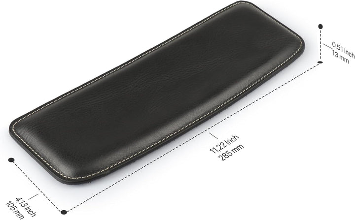 Londo Echtes Leder Tastaturpad - Premium Ergonomische Unterstützung für Komfortables Tippen bei der
