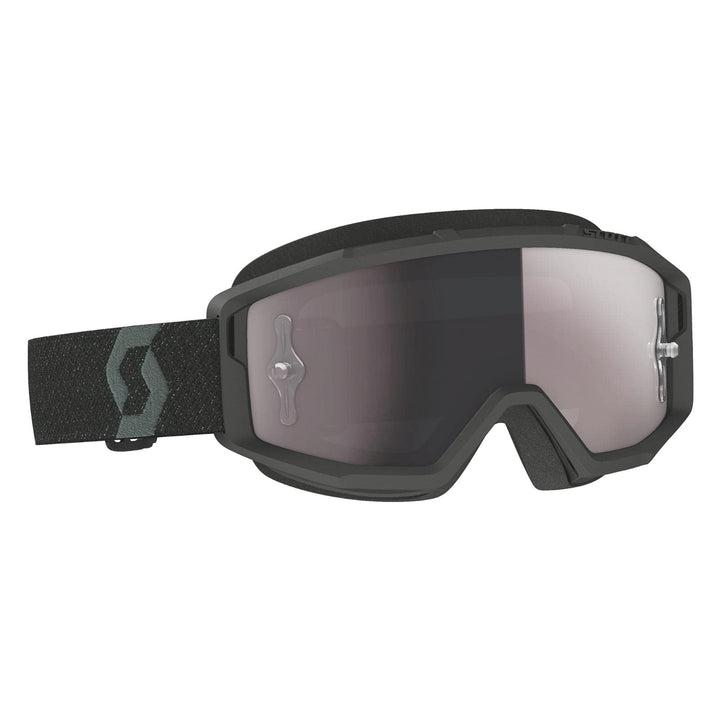 Scott Primal MX Goggle Cross/MTB Brille schwarz/silberfarben chrom works