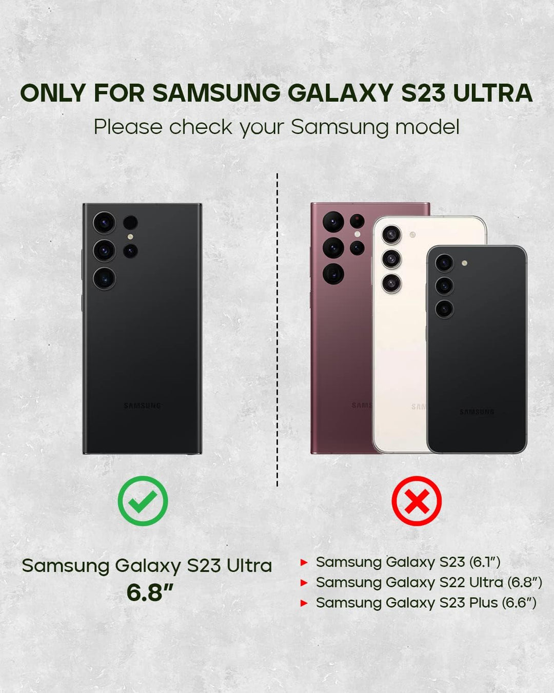 Porter Riley - Lederhülle für Samsung Galaxy S23 Ultra. Premium Echtleder Standhülle/Cover/Brieftasc