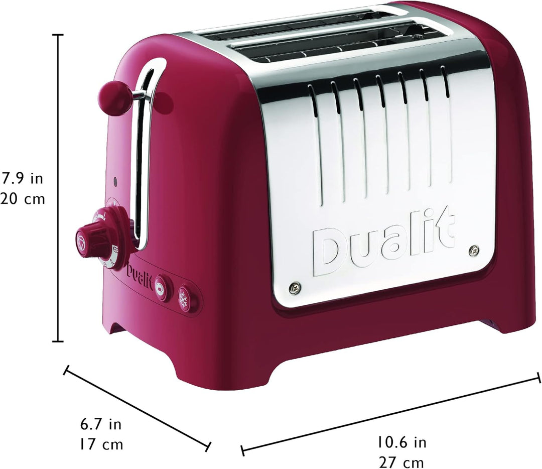 Dualit 26221 2 Scheiben Lite Toaster gloss, rot