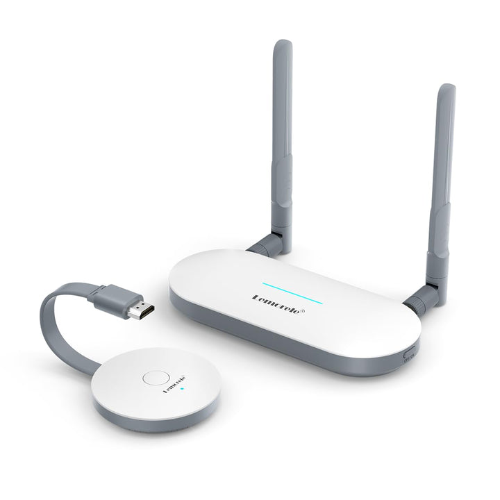 HDMI Wireless Transmitter and Receiver, Lemorele 5G HDMI Funkübertragung, 165FT/50M Wireless Miracas