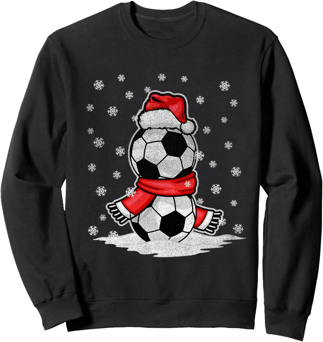 Lustige Weihnachten Fussball-Spieler Geschenke Jungs Sweatshirt