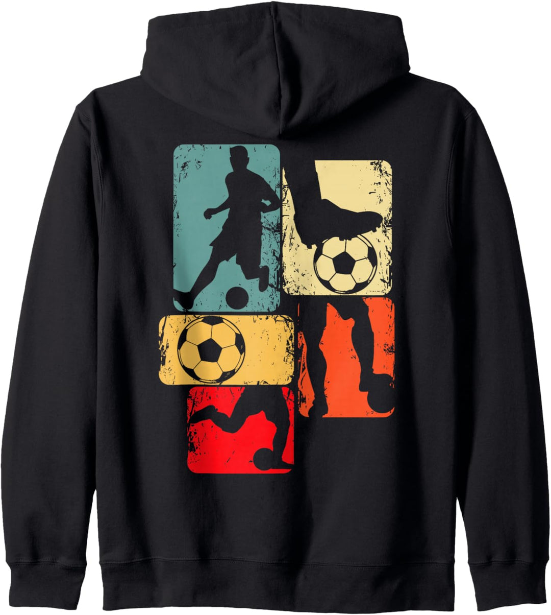 Fussball Fussballer Fussballspieler Jungen Kinder Kapuzenjacke