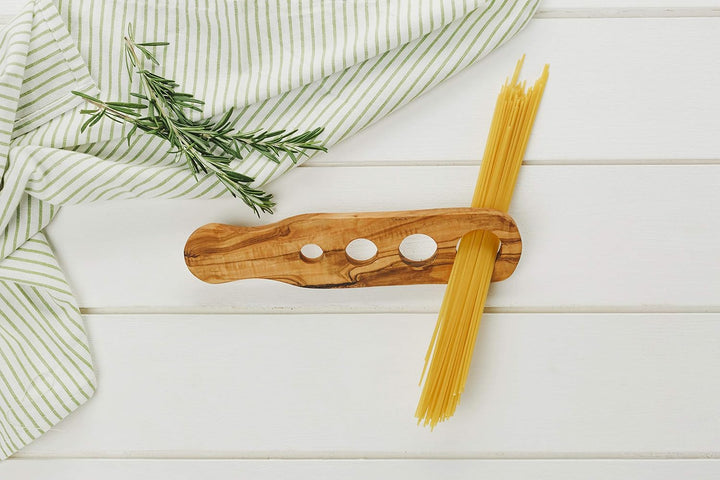 Naturally Med Spaghetti-Messgerät aus Olivenholz, Spaghetti-Messwerkzeug, Spaghetti-Messgerät