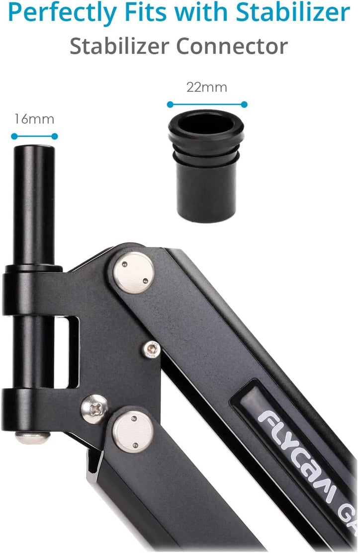FLYCAM GLXY-AV Galaxy Doppelarm und Weste, mit Steadycam, für Hand-Stabilisator für Videokamera, Cam
