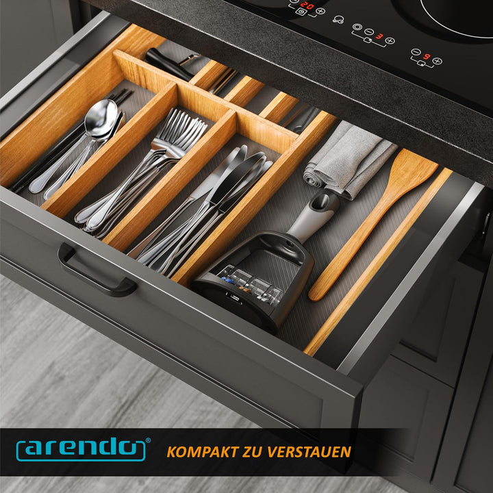 Arendo - Messerschärfer - Keramik Diamant Schleifmittel - 3 Schritte Schleifprozess - grob mittel fe