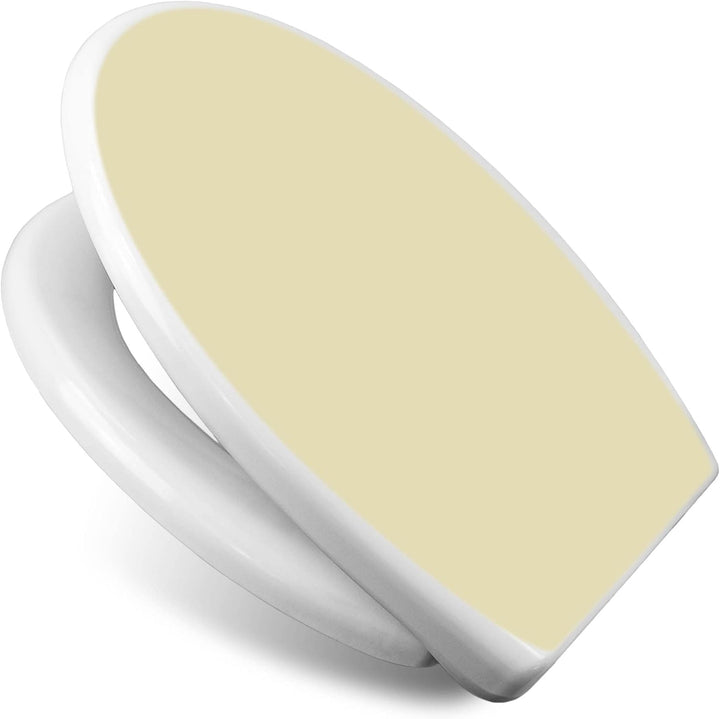 banjado Toilettendeckel mit Absenkautomatik 44,5x37cm - Soft Close Toilettensitz - WC Sitz mit Absen