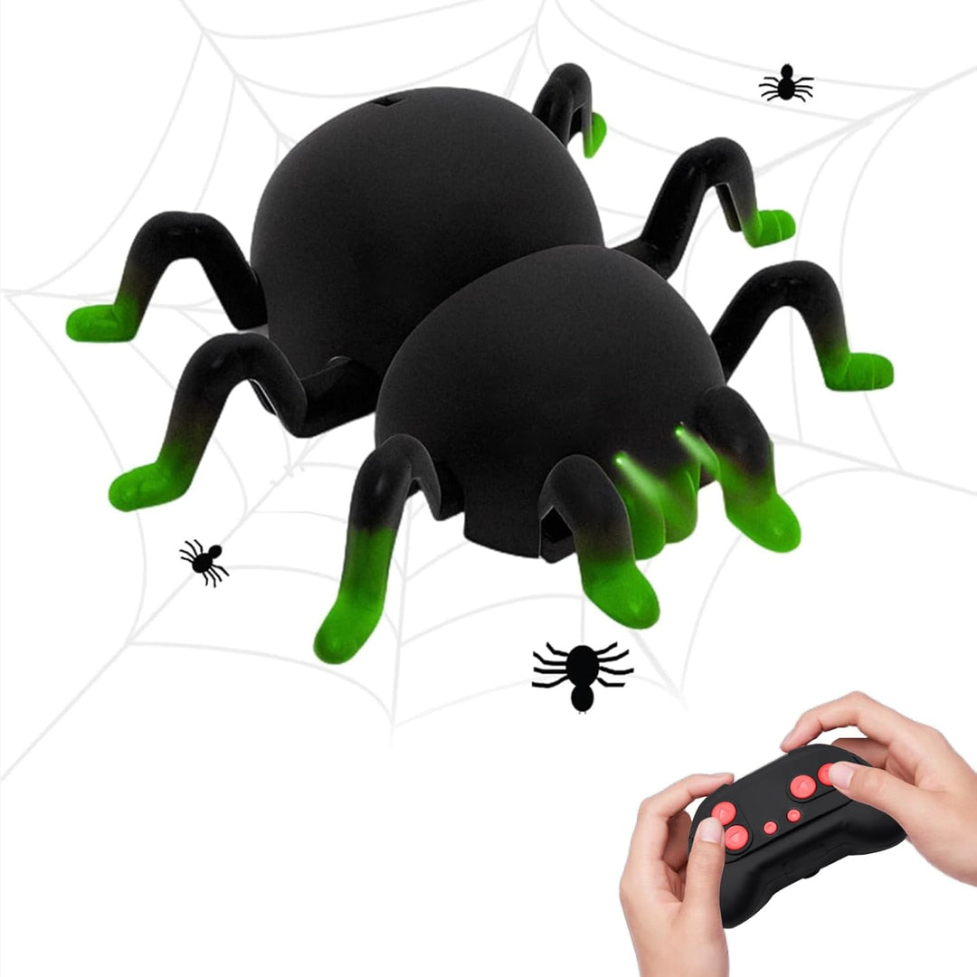 OBEST Ferngesteuerte Spinne Spielzeug mit Wandkletterfunktion, Wand und Boden Dual-Mode Halloween Sp