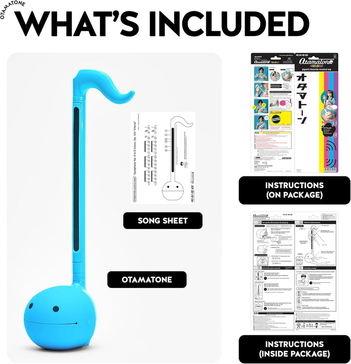 Otamatone Regular Blau Elektronisches Musik Instrument, Tragbar Digitale Musikinstrumente Synthesize