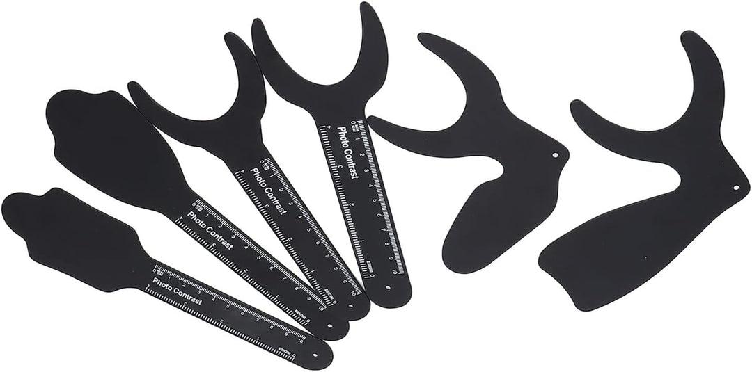 Dental Photo Contrast, Dentalhintergrund Foto Kontrast Board, 6pcs Intraoral Photographic Schwarzer