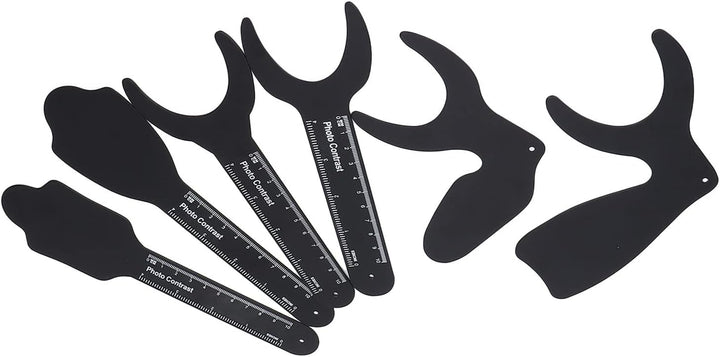 Dental Photo Contrast, Dentalhintergrund Foto Kontrast Board, 6pcs Intraoral Photographic Schwarzer