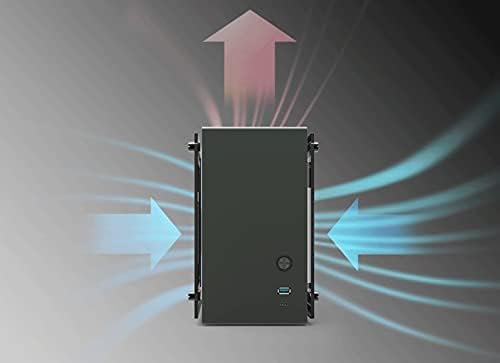 Zalman M2 Mini ITX Computergehäuse - Dunkelgrau
