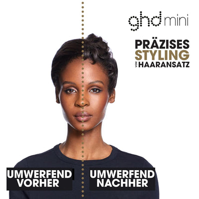 ghd Mini-Styler — Professioneller Haarglätter für kurzes Haar und Pony mit 40% schmaleren Platten, U